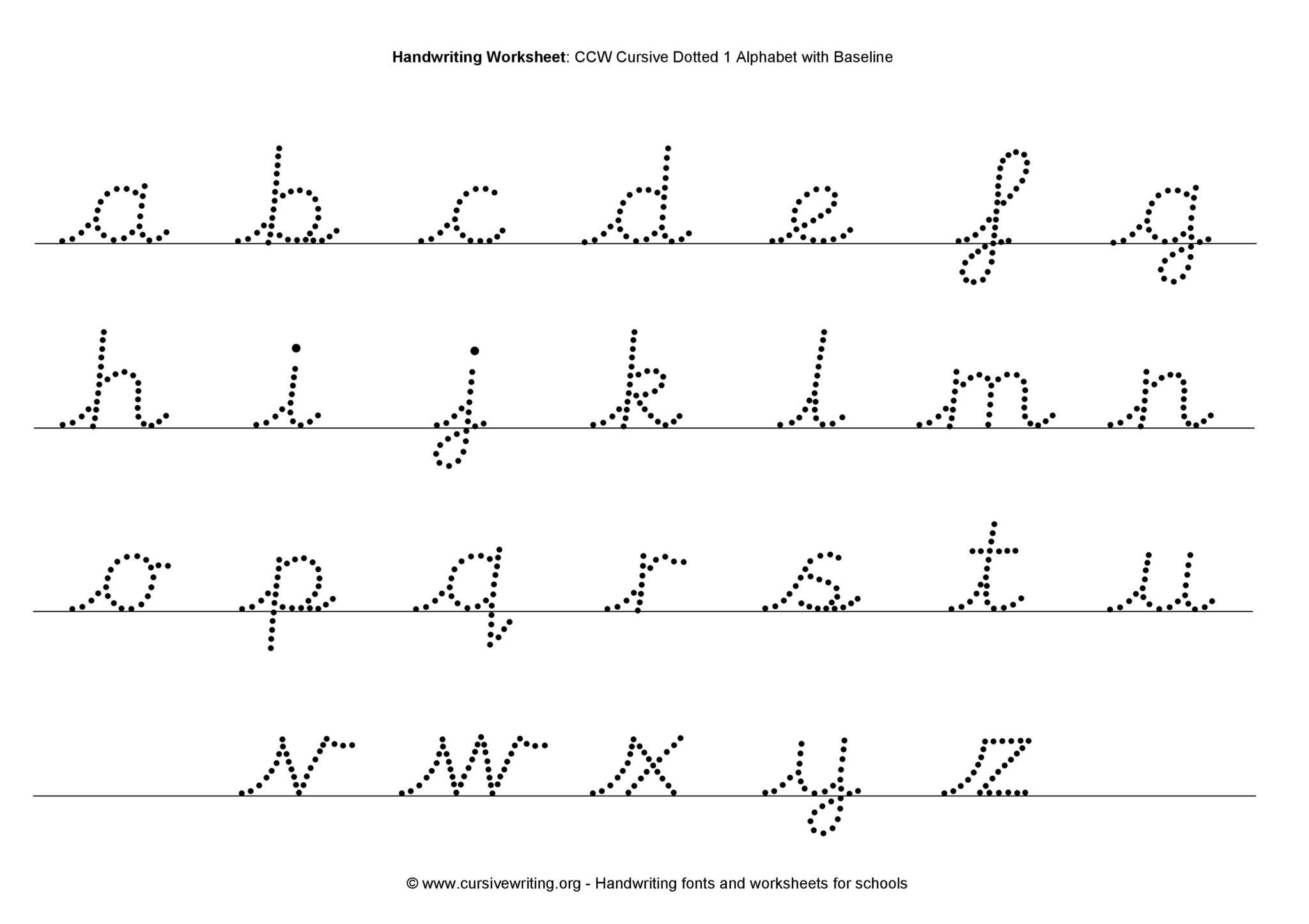 How to write better cursive