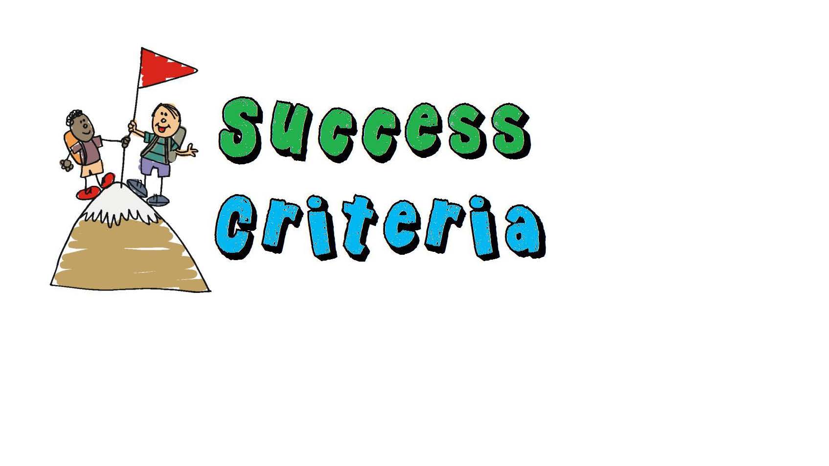 success criteria picture